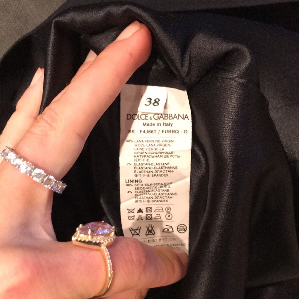 Dolce & Gabbana black skirt
